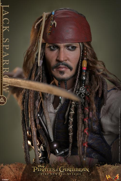 Pirates of the Caribbean: Dead Men Tell No Tales DX37 Captain Jack Sparrow 1/6th Scale Collectible Figure Gallery Image 12