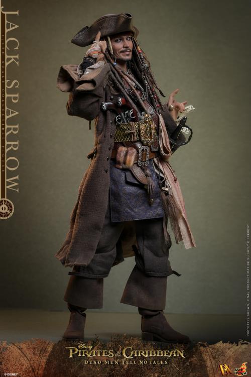 Pirates of the Caribbean: Dead Men Tell No Tales DX37 Captain Jack Sparrow 1/6th Scale Collectible Figure Gallery Image 3
