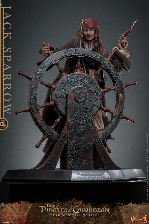 Pirates of the Caribbean: Dead Men Tell No Tales DX37 Captain Jack Sparrow 1/6th Scale Collectible Figure Gallery Image 9