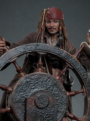 Pirates of the Caribbean: Dead Men Tell No Tales DX37 Captain Jack Sparrow 1/6th Scale Collectible Figure Gallery Image 2