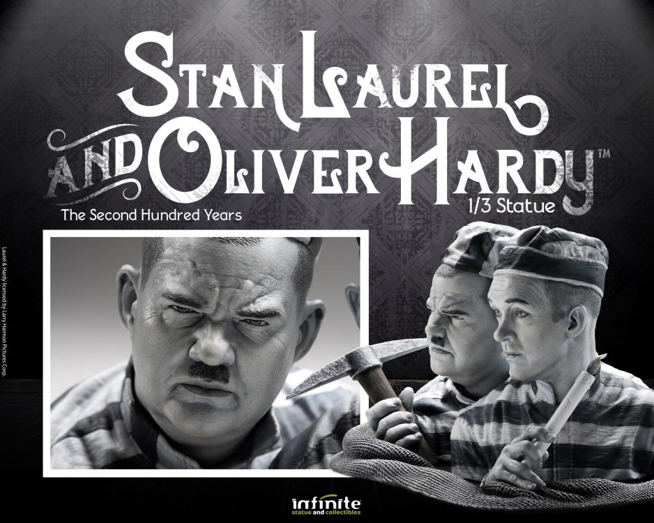 The Second 100 Years Stan Laurel and Oliver Hardy 1/3 Scale Statue Gallery Image 11