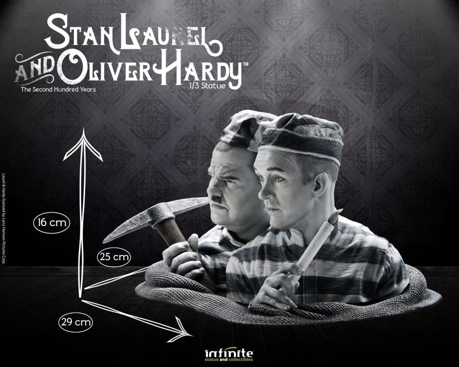 The Second 100 Years Stan Laurel and Oliver Hardy 1/3 Scale Statue Gallery Image 19