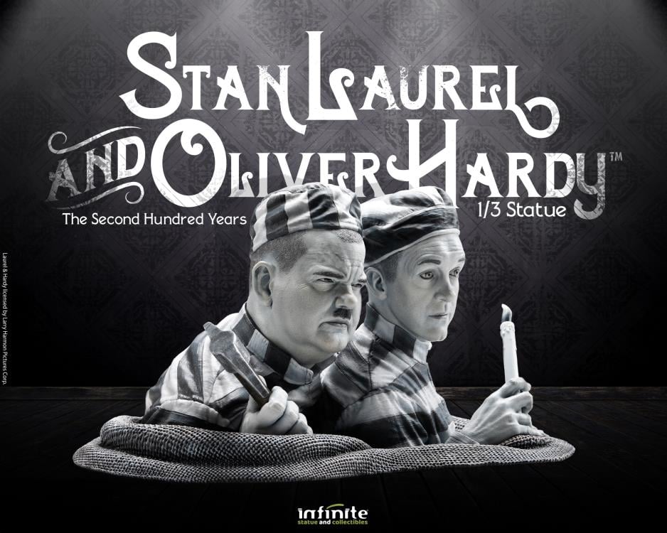 The Second 100 Years Stan Laurel and Oliver Hardy 1/3 Scale Statue Gallery Image 9
