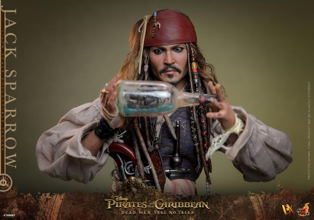 Pirates of the Caribbean: Dead Men Tell No Tales DX38 Captain Jack Sparrow (Deluxe Ver.) 1/6th Scale Collectible Figure Gallery Image 9