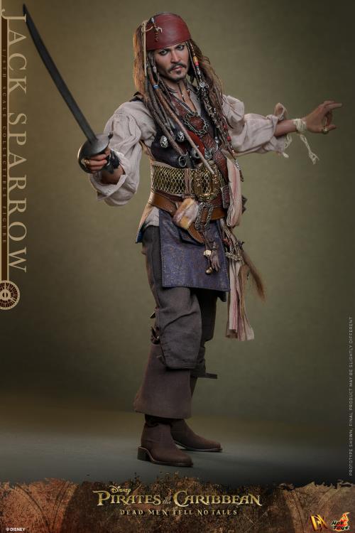 Pirates of the Caribbean: Dead Men Tell No Tales DX38 Captain Jack Sparrow (Deluxe Ver.) 1/6th Scale Collectible Figure Gallery Image 5