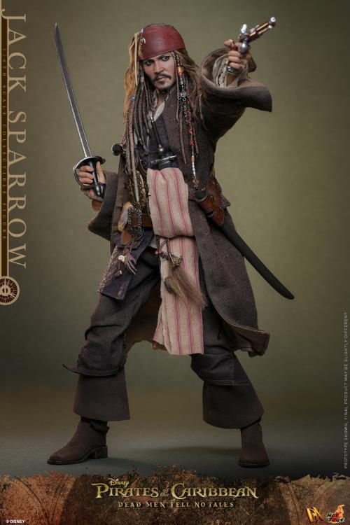 Pirates of the Caribbean: Dead Men Tell No Tales DX38 Captain Jack Sparrow (Deluxe Ver.) 1/6th Scale Collectible Figure Gallery Image 4
