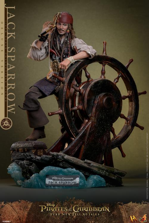 Pirates of the Caribbean: Dead Men Tell No Tales DX38 Captain Jack Sparrow (Deluxe Ver.) 1/6th Scale Collectible Figure Gallery Image 6
