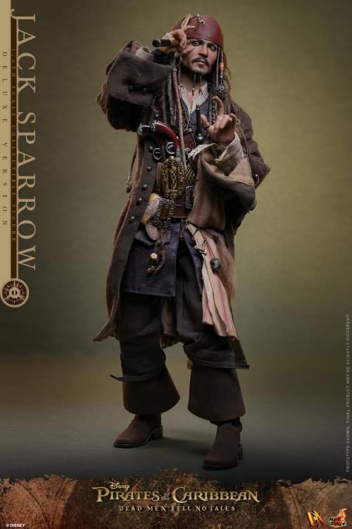 Pirates of the Caribbean: Dead Men Tell No Tales DX38 Captain Jack Sparrow (Deluxe Ver.) 1/6th Scale Collectible Figure Gallery Image 8