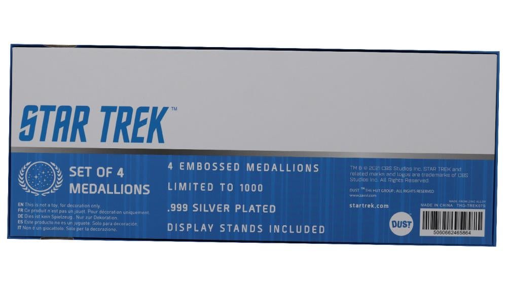 Star Trek Starfleet Academy Division .999 Silver-Plated Medallion Set Gallery Image 9