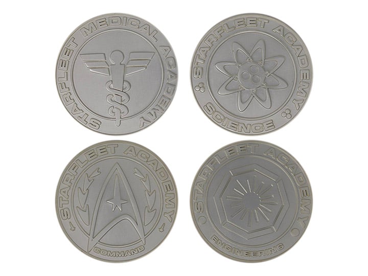 Star Trek Starfleet Academy Division .999 Silver-Plated Medallion Set Gallery Image 1