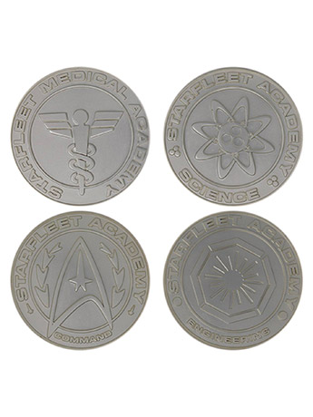 Star Trek Starfleet Academy Division .999 Silver-Plated Medallion Set Gallery Image 2