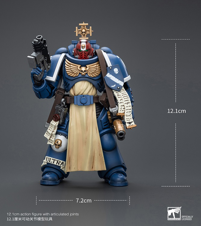 Warhammer 40K Ultramarines Sternguard Veteran Sergeant 1/18 Scale Action Figure Gallery Image 10