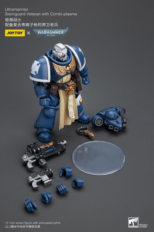 Warhammer 40K Ultramarines Sternguard Veteran with Combi-Plasma 1/18 Scale Action Figure Gallery Image 11