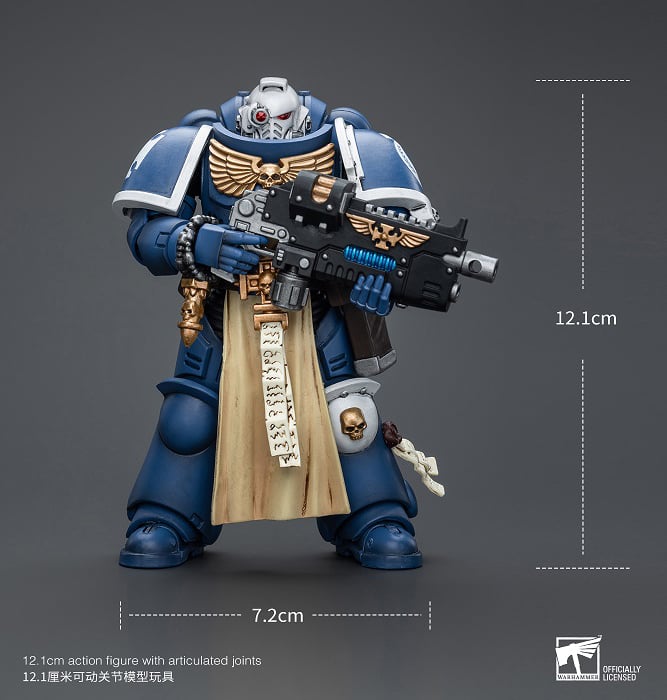 Warhammer 40K Ultramarines Sternguard Veteran with Combi-Plasma 1/18 Scale Action Figure Gallery Image 10