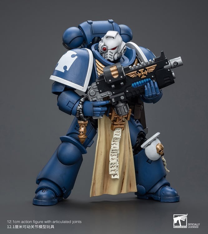 Warhammer 40K Ultramarines Sternguard Veteran with Combi-Plasma 1/18 Scale Action Figure Gallery Image 9
