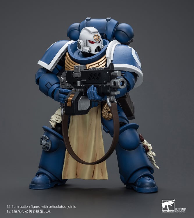 Warhammer 40K Ultramarines Sternguard Veteran with Auto Bolt Rifle 1/18 Scale Action Figure Gallery Image 9