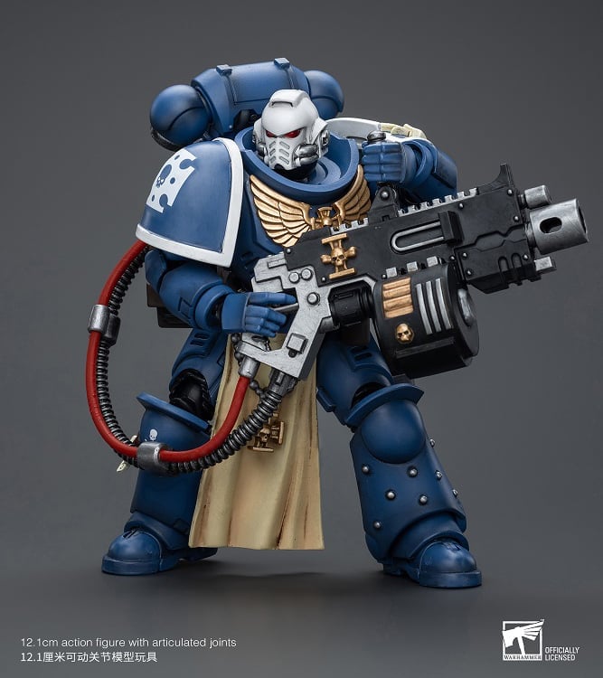 Warhammer 40K Ultramarines Sternguard Veteran with Heavy Bolter 1/18 Scale Action Figure Gallery Image 8
