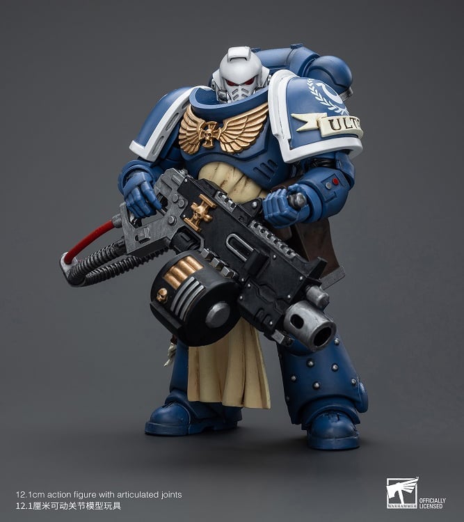 Warhammer 40K Ultramarines Sternguard Veteran with Heavy Bolter 1/18 Scale Action Figure Gallery Image 4