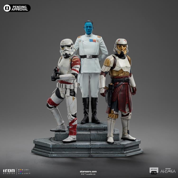 Star Wars: Ahsoka Grand Admiral Thrawn 1/10 Art Scale Limited Edition Statue Gallery Image 7