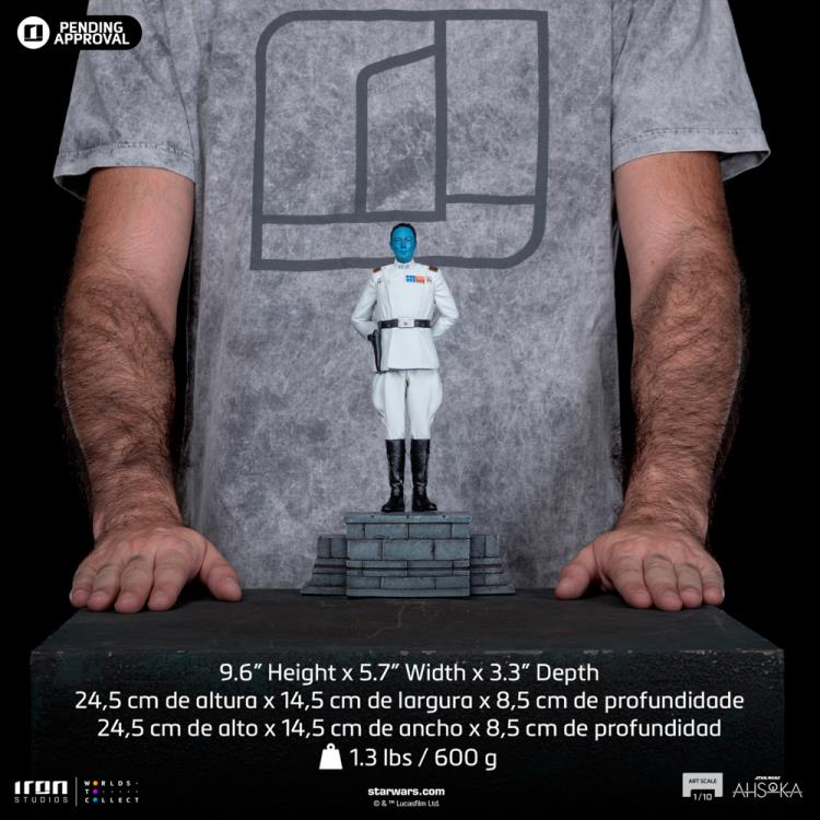 Star Wars: Ahsoka Grand Admiral Thrawn 1/10 Art Scale Limited Edition Statue Gallery Image 13