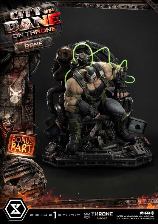 Batman: City of Bane Throne Legacy Collection Bane on Throne (Deluxe Ver.) 1/4 Scale Limited Edition Statue (With Bonus) Gallery Image 3