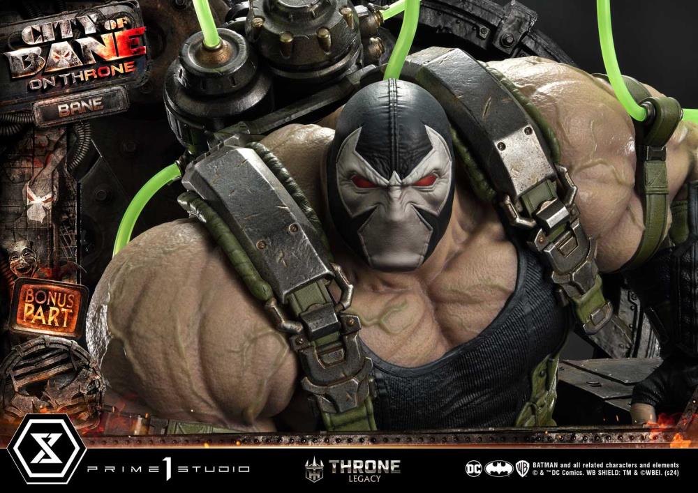 Batman: City of Bane Throne Legacy Collection Bane on Throne (Deluxe Ver.) 1/4 Scale Limited Edition Statue (With Bonus) Gallery Image 82