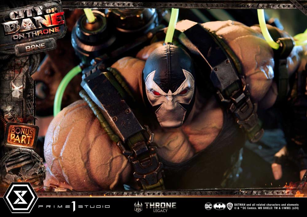 Batman: City of Bane Throne Legacy Collection Bane on Throne (Deluxe Ver.) 1/4 Scale Limited Edition Statue (With Bonus) Gallery Image 81