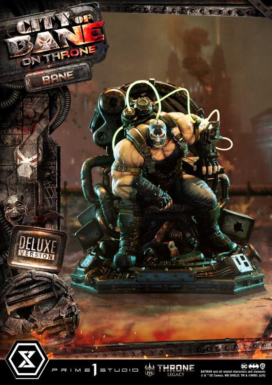Batman: City of Bane Throne Legacy Collection Bane on Throne (Deluxe Ver.) 1/4 Scale Limited Edition Statue (With Bonus) Gallery Image 46