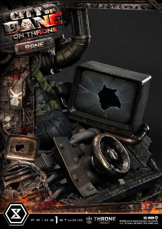 Batman: City of Bane Throne Legacy Collection Bane on Throne (Deluxe Ver.) 1/4 Scale Limited Edition Statue (With Bonus) Gallery Image 38