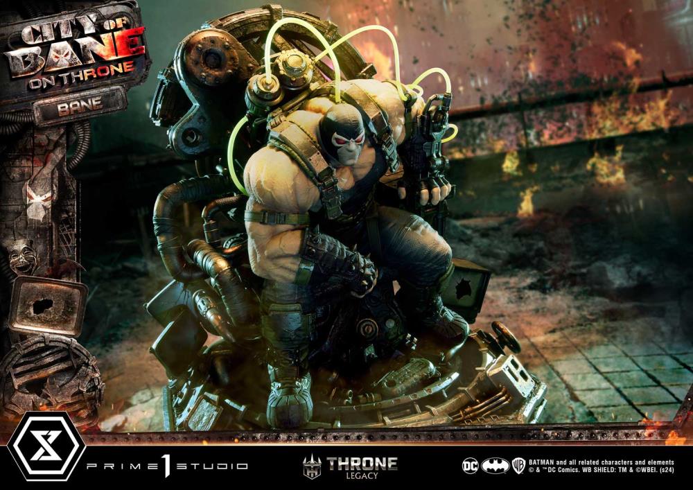 Batman: City of Bane Throne Legacy Collection Bane on Throne (Deluxe Ver.) 1/4 Scale Limited Edition Statue (With Bonus) Gallery Image 52