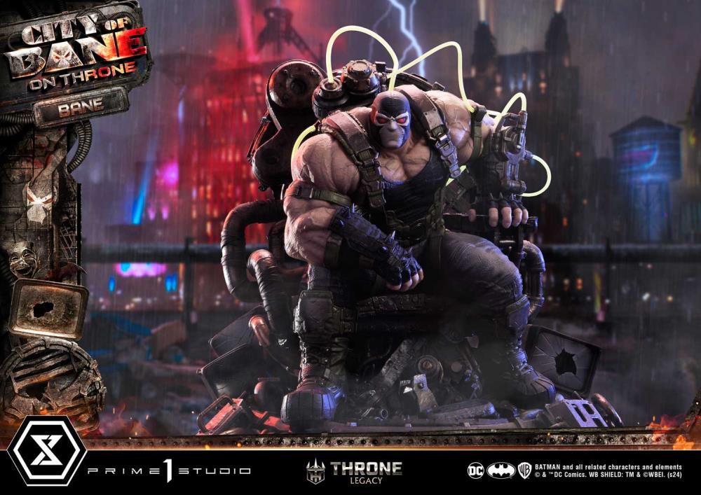 Batman: City of Bane Throne Legacy Collection Bane on Throne (Deluxe Ver.) 1/4 Scale Limited Edition Statue (With Bonus) Gallery Image 58