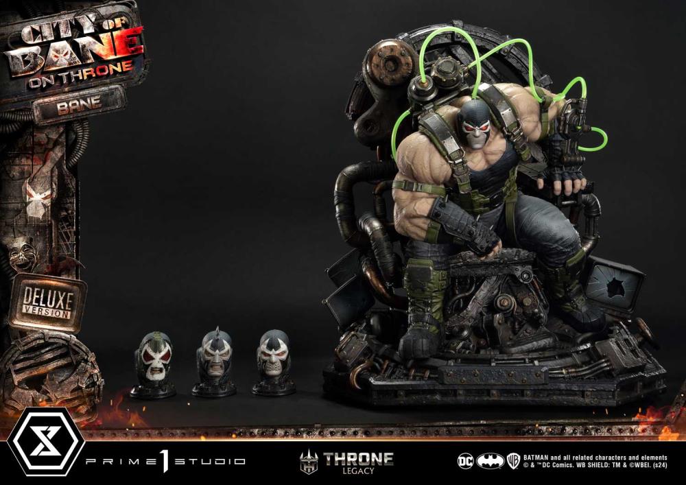Batman: City of Bane Throne Legacy Collection Bane on Throne (Deluxe Ver.) 1/4 Scale Limited Edition Statue (With Bonus) Gallery Image 14