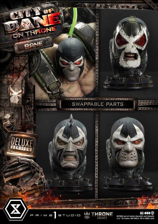 Batman: City of Bane Throne Legacy Collection Bane on Throne (Deluxe Ver.) 1/4 Scale Limited Edition Statue (With Bonus) Gallery Image 17