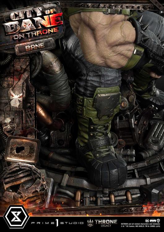 Batman: City of Bane Throne Legacy Collection Bane on Throne (Deluxe Ver.) 1/4 Scale Limited Edition Statue (With Bonus) Gallery Image 32