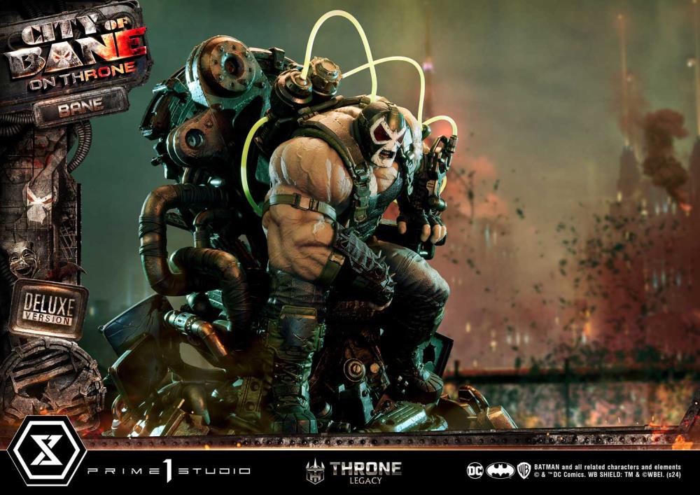 Batman: City of Bane Throne Legacy Collection Bane on Throne (Deluxe Ver.) 1/4 Scale Limited Edition Statue (With Bonus) Gallery Image 51