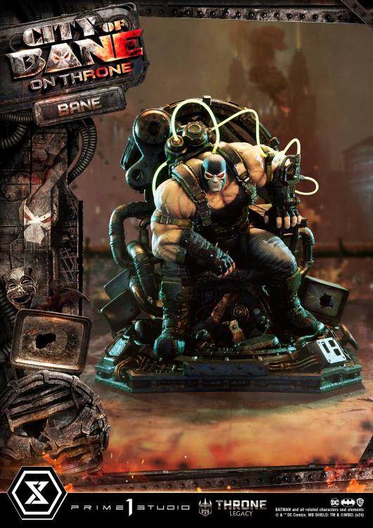 Batman: City of Bane Throne Legacy Collection Bane on Throne (Deluxe Ver.) 1/4 Scale Limited Edition Statue (With Bonus) Gallery Image 47