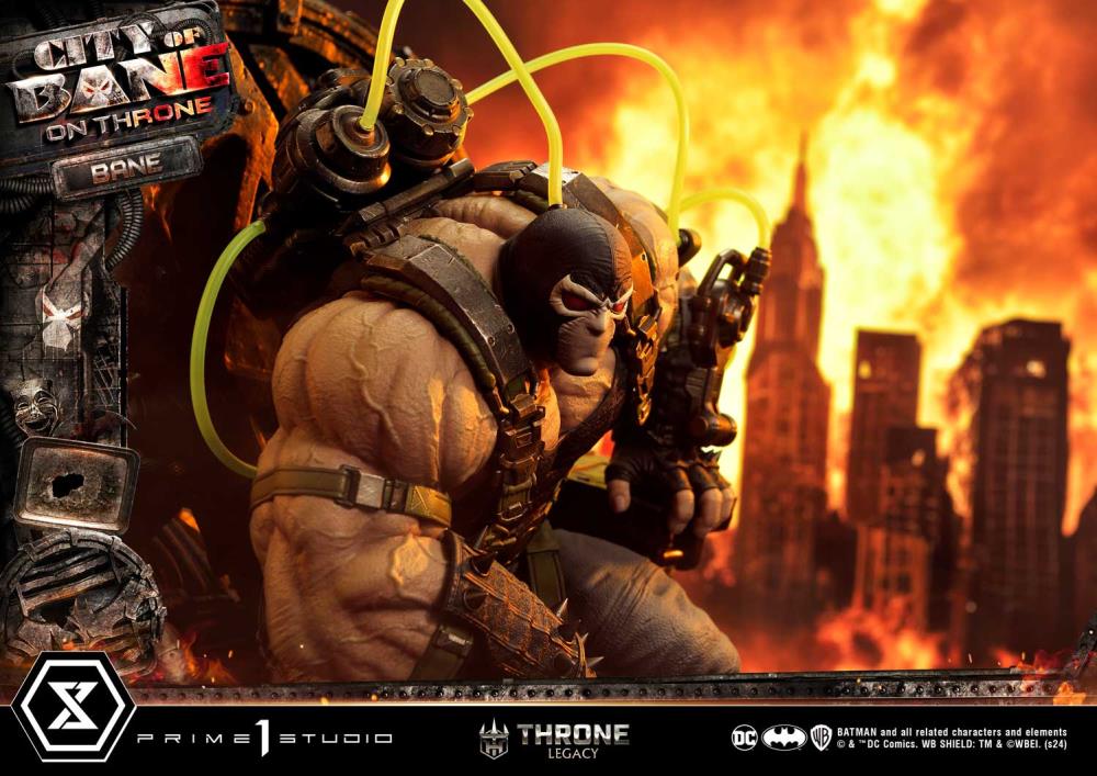 Batman: City of Bane Throne Legacy Collection Bane on Throne (Deluxe Ver.) 1/4 Scale Limited Edition Statue (With Bonus) Gallery Image 73