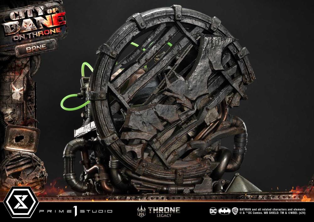 Batman: City of Bane Throne Legacy Collection Bane on Throne (Deluxe Ver.) 1/4 Scale Limited Edition Statue (With Bonus) Gallery Image 42