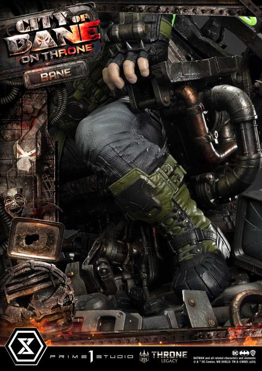 Batman: City of Bane Throne Legacy Collection Bane on Throne (Deluxe Ver.) 1/4 Scale Limited Edition Statue (With Bonus) Gallery Image 39