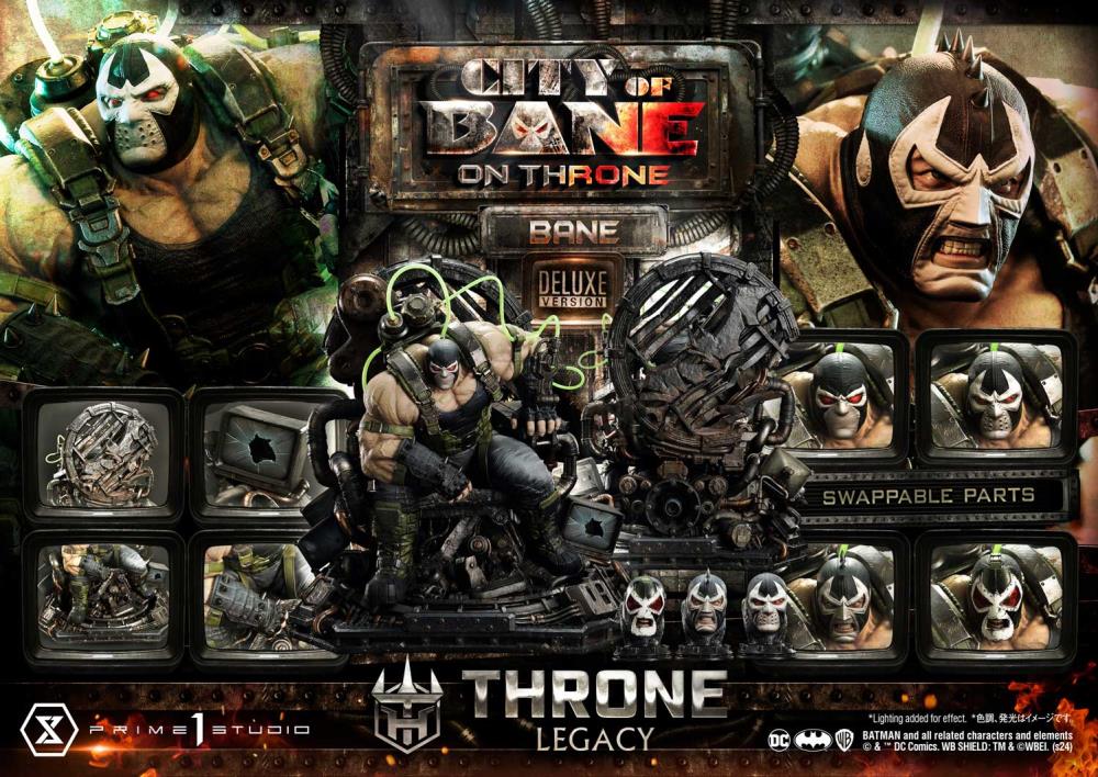 Batman: City of Bane Throne Legacy Collection Bane on Throne (Deluxe Ver.) 1/4 Scale Limited Edition Statue (With Bonus) Gallery Image 84