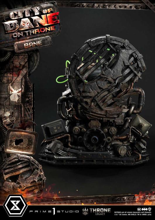 Batman: City of Bane Throne Legacy Collection Bane on Throne (Deluxe Ver.) 1/4 Scale Limited Edition Statue (With Bonus) Gallery Image 9