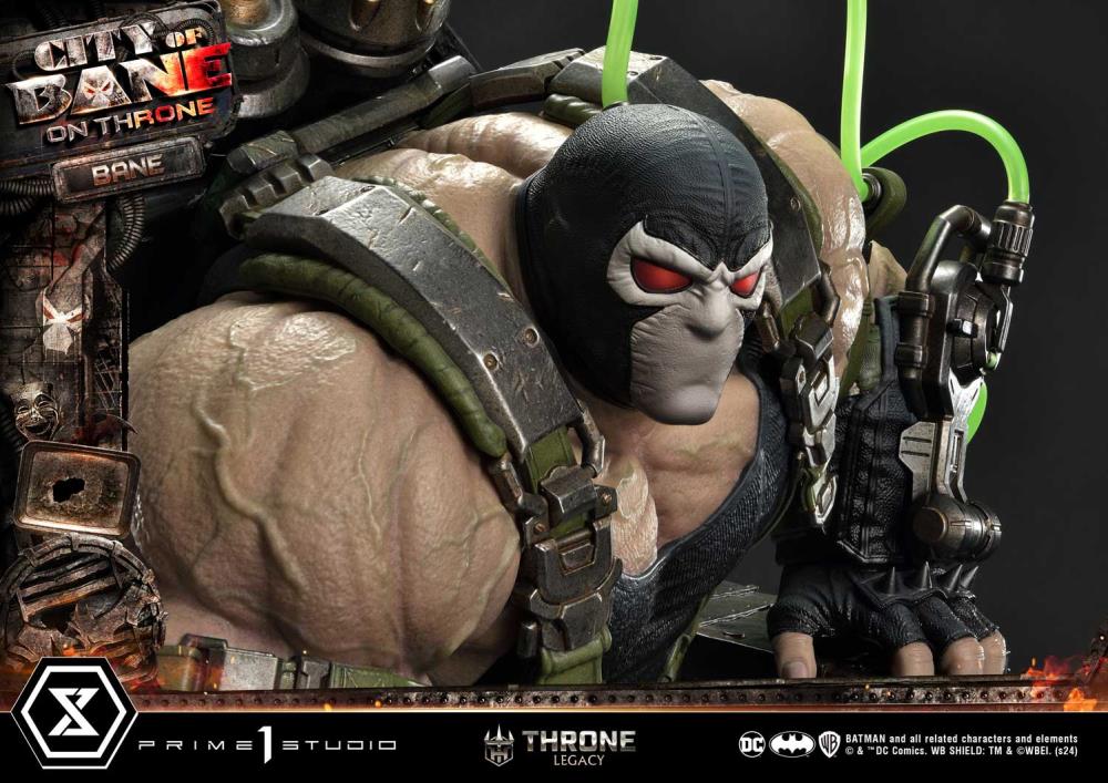 Batman: City of Bane Throne Legacy Collection Bane on Throne (Deluxe Ver.) 1/4 Scale Limited Edition Statue (With Bonus) Gallery Image 35