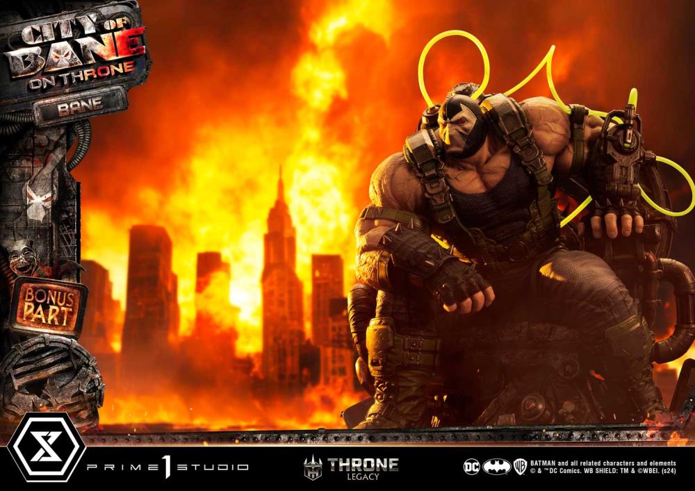 Batman: City of Bane Throne Legacy Collection Bane on Throne (Deluxe Ver.) 1/4 Scale Limited Edition Statue (With Bonus) Gallery Image 68