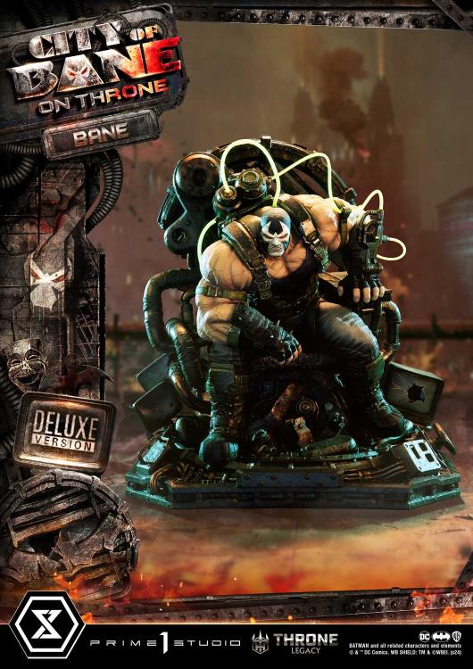 Batman: City of Bane Throne Legacy Collection Bane on Throne (Deluxe Ver.) 1/4 Scale Limited Edition Statue (With Bonus) Gallery Image 44