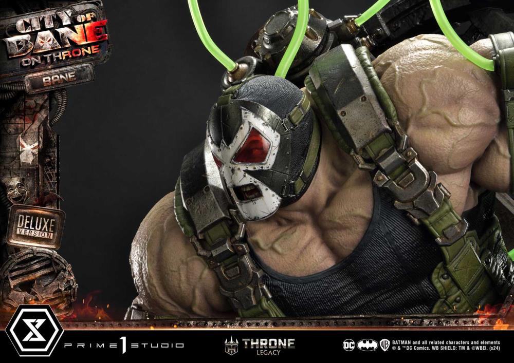 Batman: City of Bane Throne Legacy Collection Bane on Throne (Deluxe Ver.) 1/4 Scale Limited Edition Statue (With Bonus) Gallery Image 27