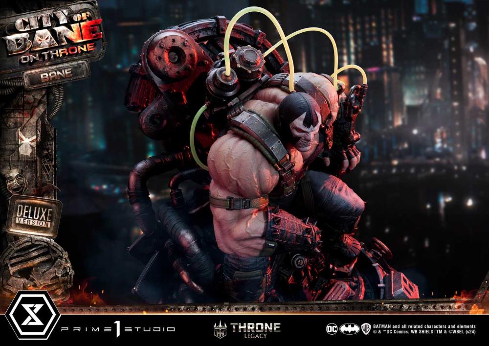 Batman: City of Bane Throne Legacy Collection Bane on Throne (Deluxe Ver.) 1/4 Scale Limited Edition Statue (With Bonus) Gallery Image 65