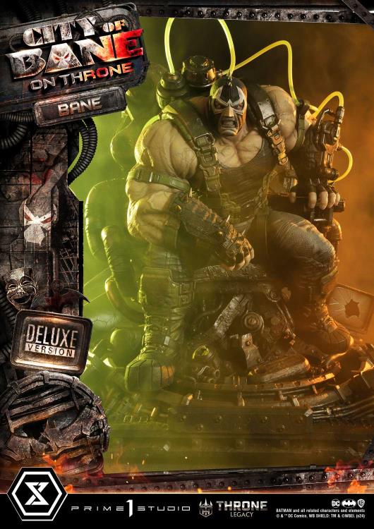 Batman: City of Bane Throne Legacy Collection Bane on Throne (Deluxe Ver.) 1/4 Scale Limited Edition Statue (With Bonus) Gallery Image 75