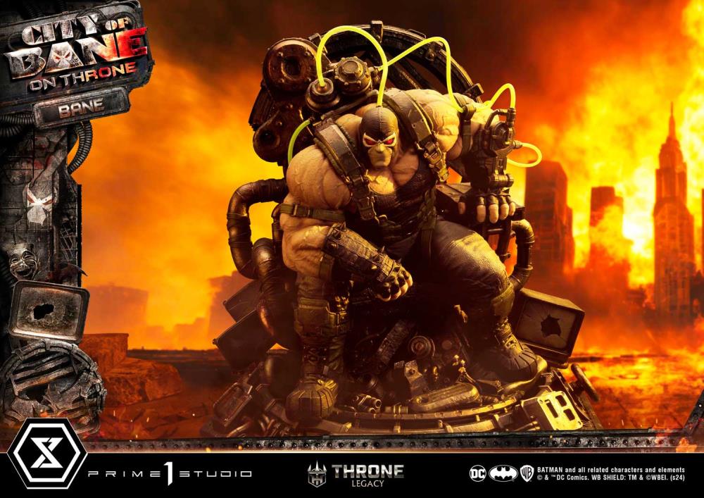 Batman: City of Bane Throne Legacy Collection Bane on Throne (Deluxe Ver.) 1/4 Scale Limited Edition Statue (With Bonus) Gallery Image 66