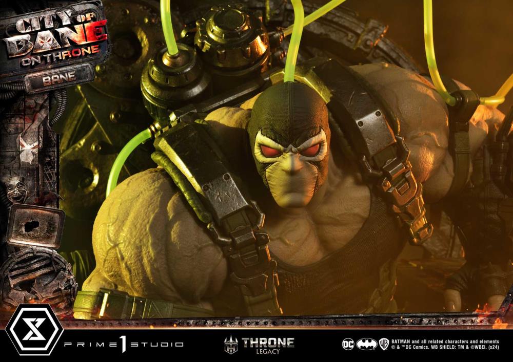 Batman: City of Bane Throne Legacy Collection Bane on Throne (Deluxe Ver.) 1/4 Scale Limited Edition Statue (With Bonus) Gallery Image 80