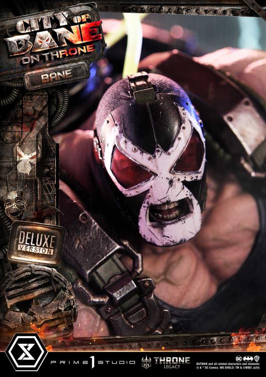 Batman: City of Bane Throne Legacy Collection Bane on Throne (Deluxe Ver.) 1/4 Scale Limited Edition Statue (With Bonus) Gallery Image 64